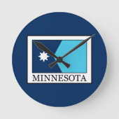 Minnesota Runde Wanduhr (Vorderseite)