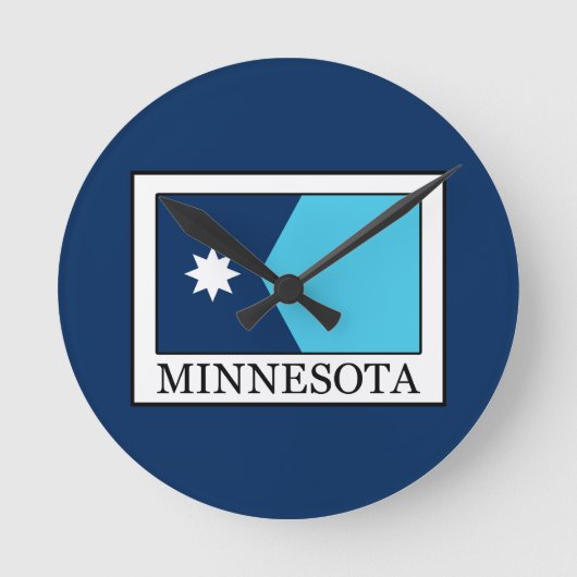 Minnesota Runde Wanduhr (Vorderseite)