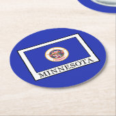 Minnesota Runder Pappuntersetzer (Angewinkelt)