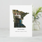 Minnesota Save the Date Fotokarte (Stehend Vorderseite)