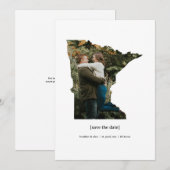 Minnesota Save the Date Fotokarte (Vorne/Hinten)