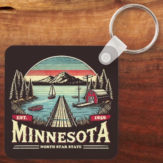 Minnesota Schlüsselanhänger (Rückseite)
