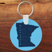 Minnesota-Schlüsselanhänger Schlüsselanhänger (Vorderseite)