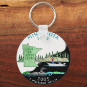 Minnesota-Schlüsselanhänger Schlüsselanhänger (Vorderseite)