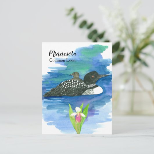 Minnesota Seepromenade Postkarte (Stehend Vorderseite)