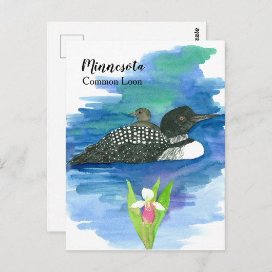 Minnesota Seepromenade Postkarte (Vorne/Hinten)