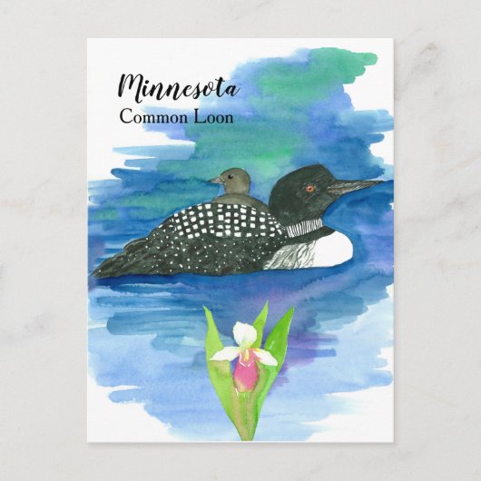Minnesota Seepromenade Postkarte (Vorderseite)
