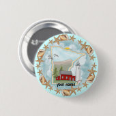 Minnesota Shells Leuchtturm Pin-Button Button (Vorne & Hinten)