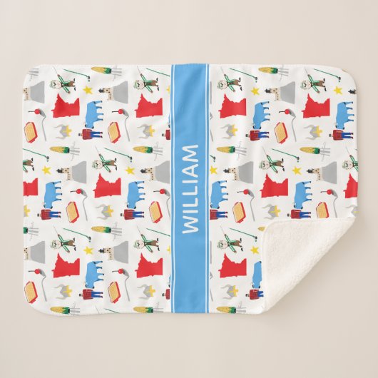 Minnesota Sherpa Blanket Sherpadecke (Vorderseite (Horizontal))