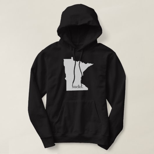 Minnesota Sind zum Kotzen. Hoodie (Design vorne)