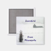 Minnesota Snowbird Magnet (Vorderseite/Rückseite)