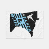 Minnesota Soccer Loon Black And Blue  Fleecedecke (Vorderseite (Horizontal))