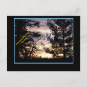 Minnesota Spring Sunset Postkarte (Vorderseite)