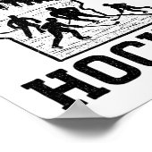 Minnesota - Staat des Hockeys Poster (Ecke)