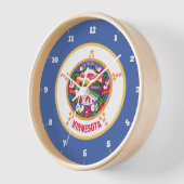 MINNESOTA STAAT FLAG UHR (Winkel)
