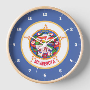 MINNESOTA STAAT FLAG UHR
