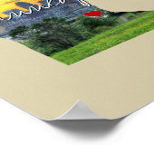 Minnesota Staat Foto Einfügen und Ortsname Poster (Ecke)