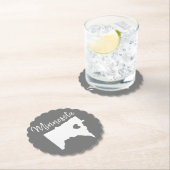 Minnesota Staat Karte Liebe Zuhause Untersetzer (Vor Ort)