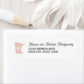 MINNESOTA Staat Karte mit Herz - JEDE FARBE (Insitu)