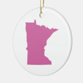 Minnesota Staat Kontur Keramikornament (Links)