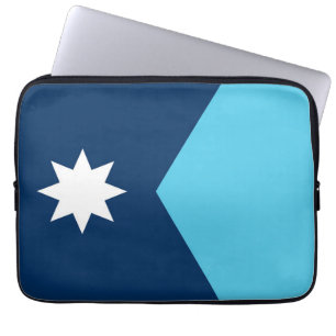 Minnesota-Staat neue Flagge Symbol USA Amerika Laptopschutzhülle
