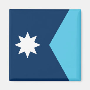 Minnesota-Staat neue Flagge Symbol USA Amerika Magnet
