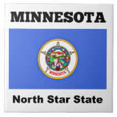 Minnesota, Staat Nordstar, Fliese (Vorderseite)