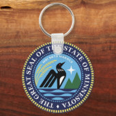 Minnesota Staat Siegel 2024 Schlüsselanhänger (Rückseite)