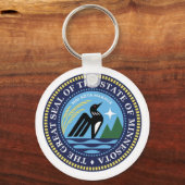 Minnesota Staat Siegel 2024 Schlüsselanhänger (Vorderseite)