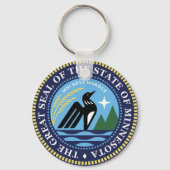 Minnesota Staat Siegel 2024 Schlüsselanhänger (Rückseite)