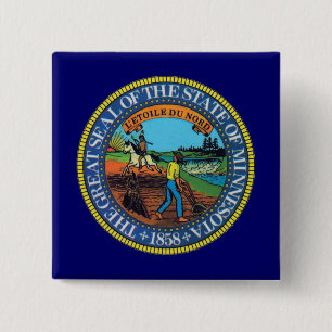Minnesota Staat Siegel Button