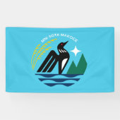 Minnesota Staat Siegel Flag Banner (Horizontal)