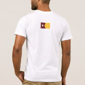 Minnesota Staat Siegel in Gophers Colors T-Shirt (Rückseite)