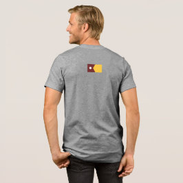Minnesota Staat Siegel in Gophers Colors Tri-Blend Shirt