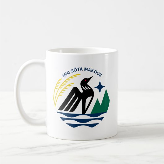 Minnesota Staat Siegel Kaffeetasse (Links)