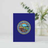 Minnesota Staat Siegel Postkarte (Stehend Vorderseite)