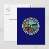 Minnesota Staat Siegel Postkarte (Vorne/Hinten)