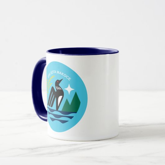 Minnesota Staat Siegel und Bird Tasse (Vorderseite Links)