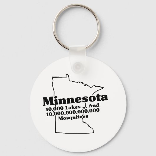 Minnesota Staat Slogan Schlüsselanhänger (Vorderseite)
