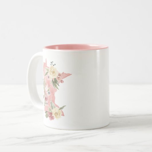 Minnesota - Staat Tasse - Bridesmaid Geschenk (Vorderseite Links)