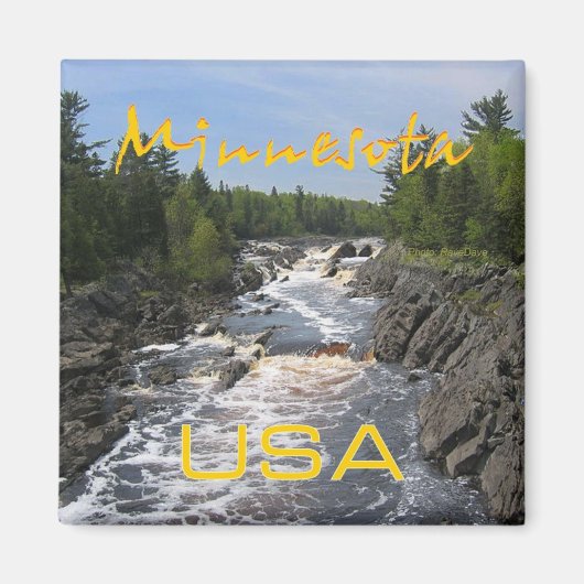Minnesota Staat USA Travel Souvenir Kühlschrankmag Magnet (Vorne)