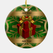 Minnesota Staat Weihnachtsfeier Keramikornament (Hinten)