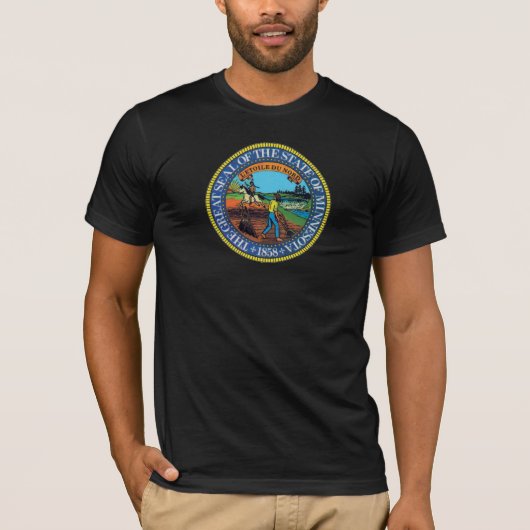 Minnesota-Staats-Siegel T-Shirt (Vorderseite)