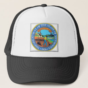 Minnesota-Staats-Siegel Truckerkappe