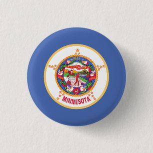 Minnesota Staatsflagge Button