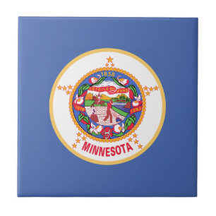 Minnesota Staatsflagge Fliese