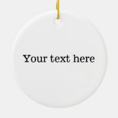 Minnesota-Staatsflagge Keramik Ornament (Hinten)