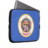 Minnesota-Staatsflagge Laptop-Sieb Laptopschutzhülle (Vorne Rechts)