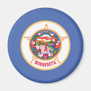 Minnesota Staatsflagge Magnet