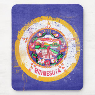 Minnesota-Staatsflagge Mousepad